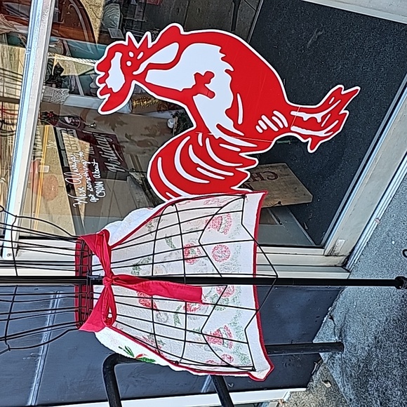 VINTAGE 60s Christmas NOEL Apron - Picture 5 of 12